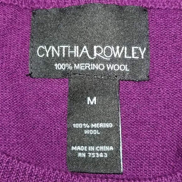 Cynthia Rowley Purple Sweater Dress - Picture 5 of 5
